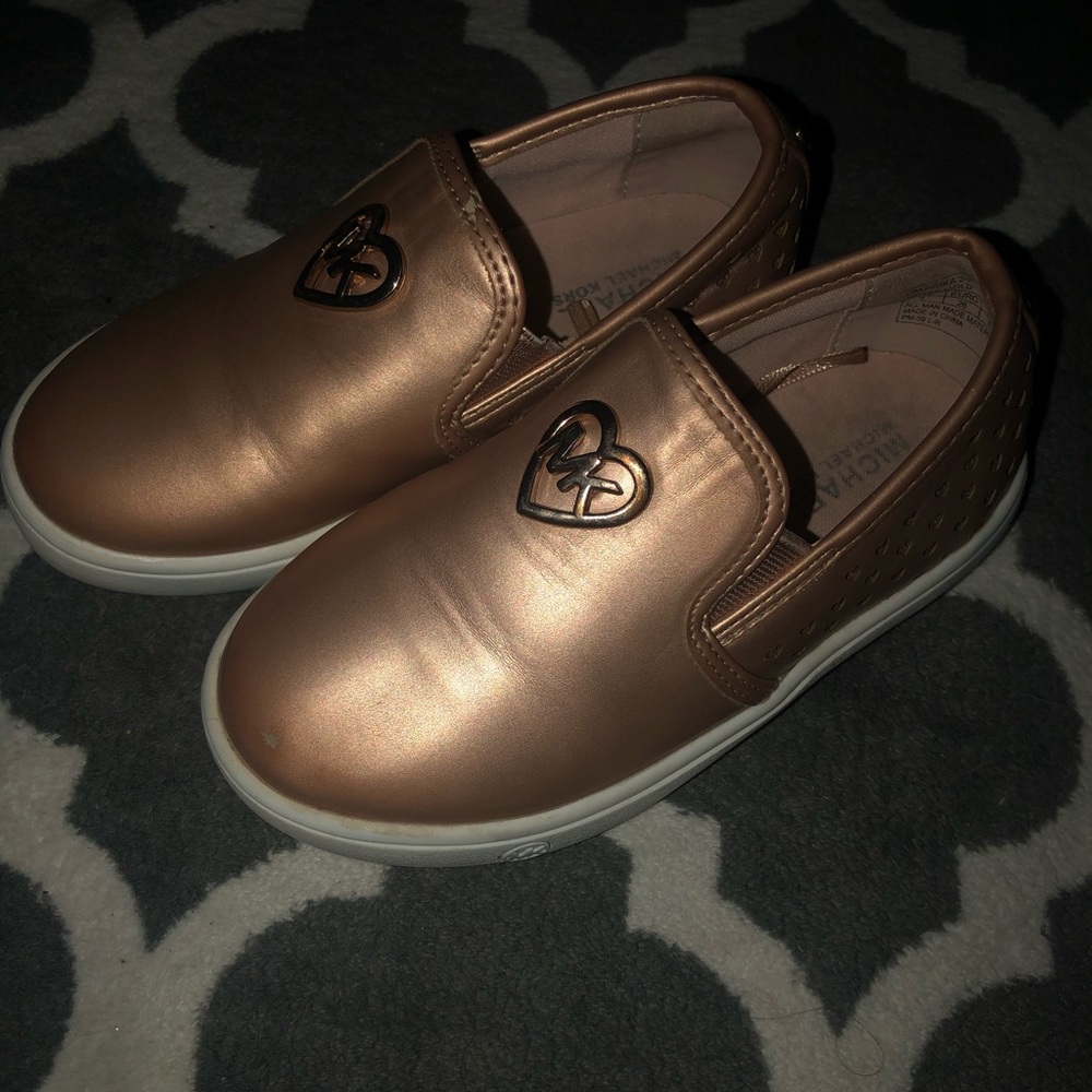 Girls MK slip on shoes